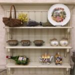 shelf provence in the kitchen with a bottle