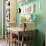 Provence shelf in the kitchen over the table