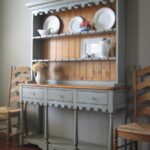 shelf provence in the kitchen buffet