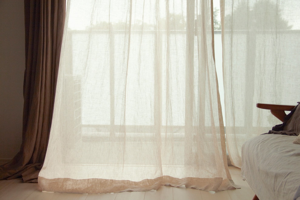 linen curtains