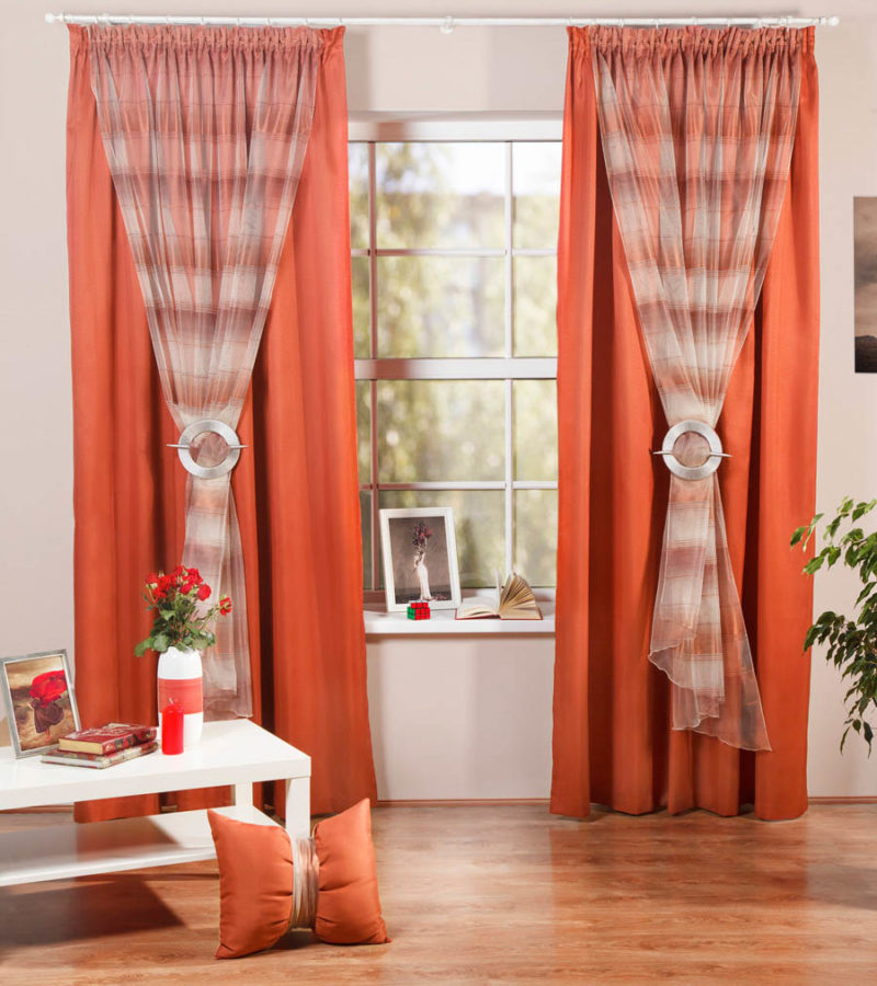 materials for two-tone curtains