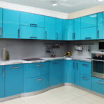 kitchen facade blue