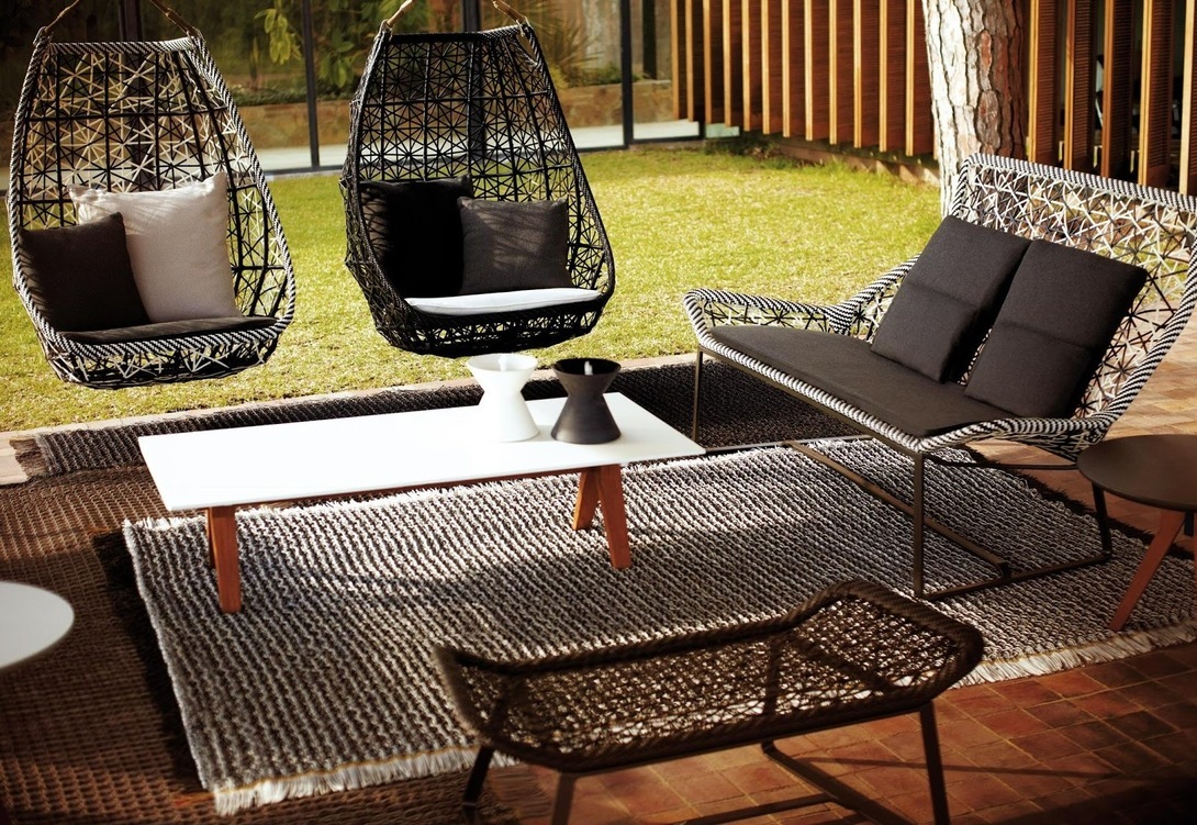 rattan cocoon chairs