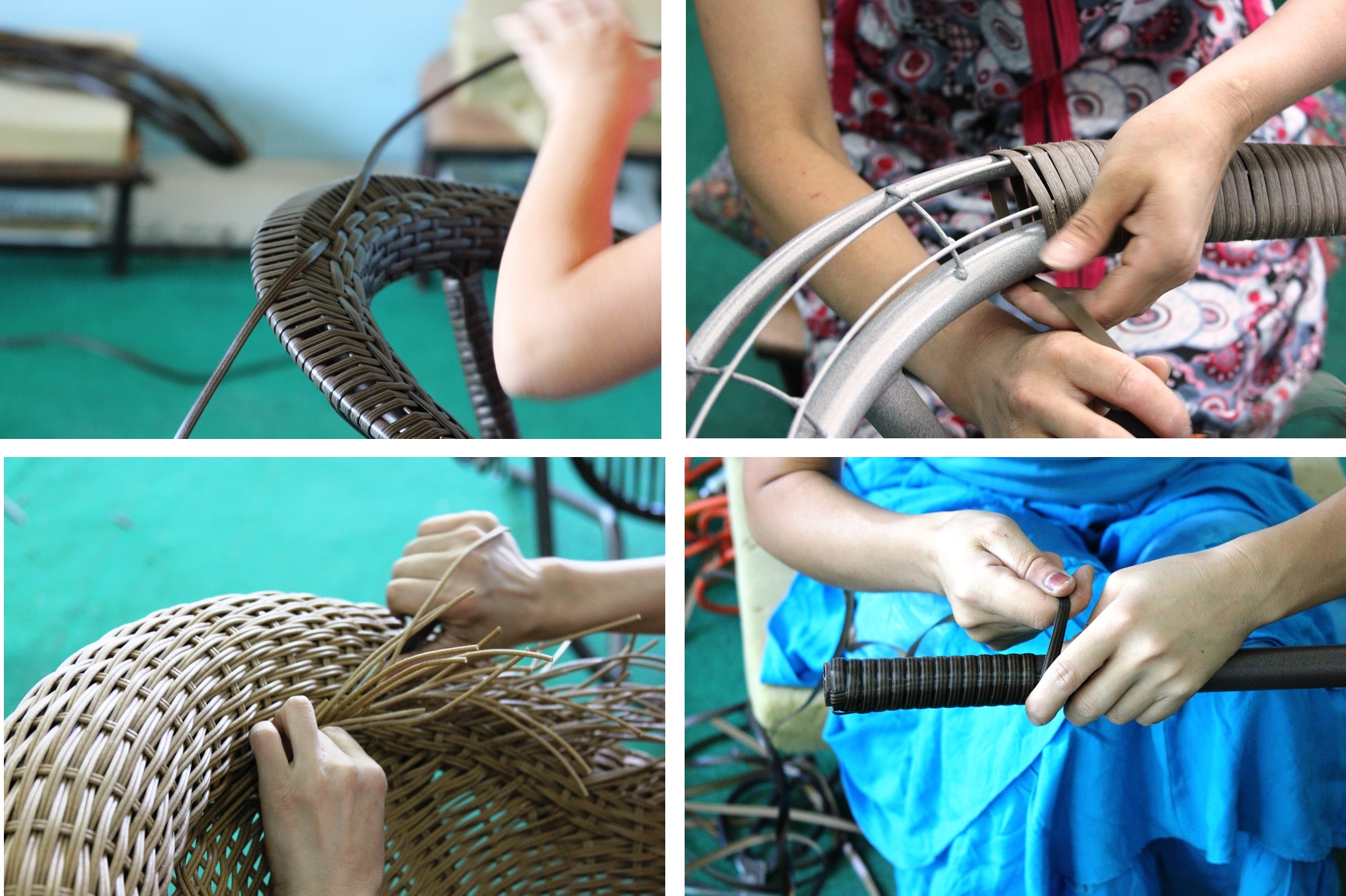 rattan weaving process