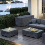 square rattan tables