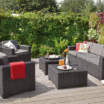 ensemble de jardin en rotin