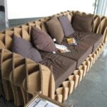 cardboard furniture interior photo