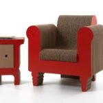 furniture made of cardboard interior ideas