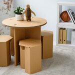 furniture made of cardboard photo decoration