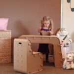 furniture made of cardboard for children