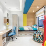 furniture in the teenager's room design photo