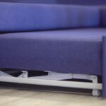 folding sofa blue