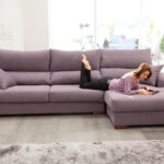 folding sofa pink