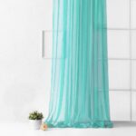 mint sheer curtains