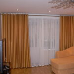 wall eaves for curtains photo decoration