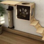 wall shelves for cats photo decoration