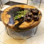 round wooden table