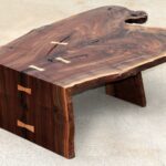 dark wood table