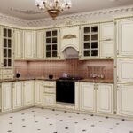 neoclassical kitchen set