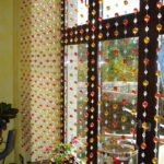 filament curtains photo decoration