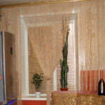 filament curtains for the kitchen photo decor