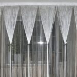 filament curtains for kitchen interior