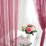 filament curtains for the kitchen decoration photo