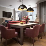 dining table in the living room design ideas