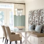 dining table in the living room decoration ideas