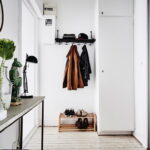 shoe rack in the hallway interior