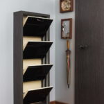 shoe rack in the hallway design ideas