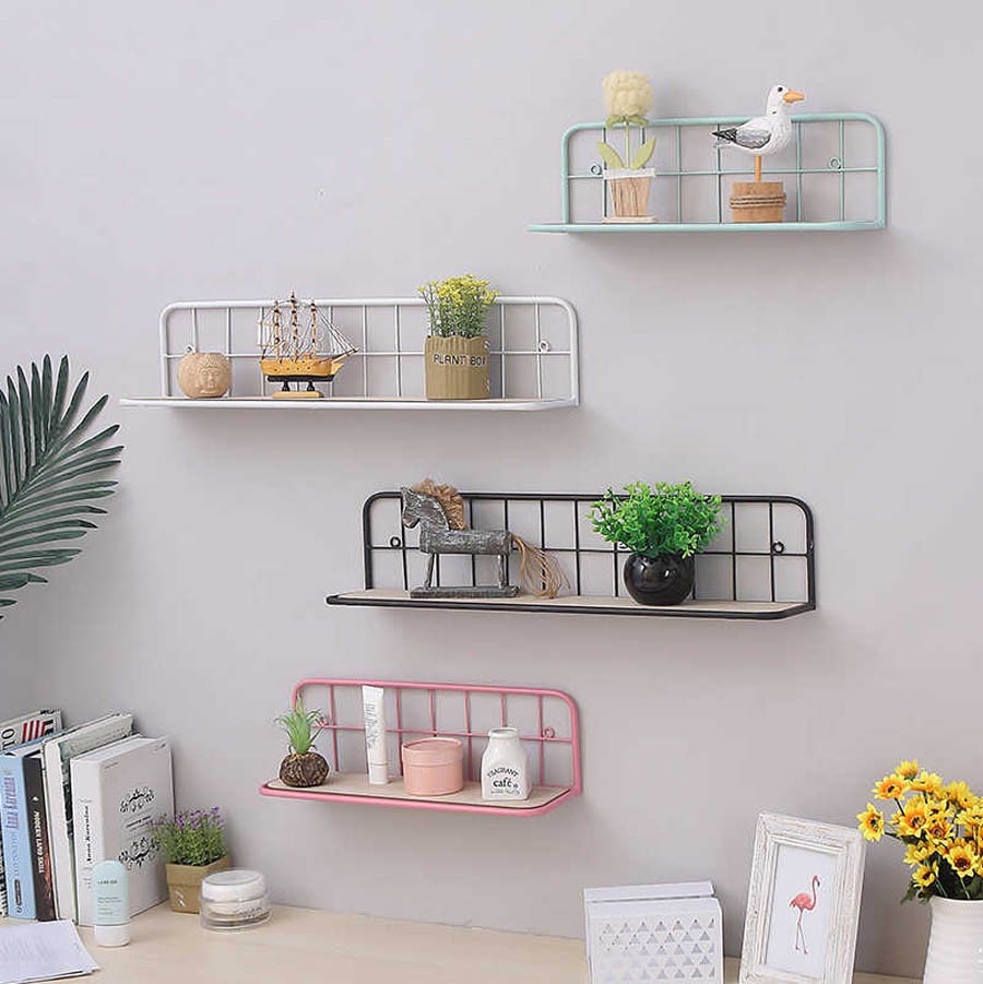 plastic shelves