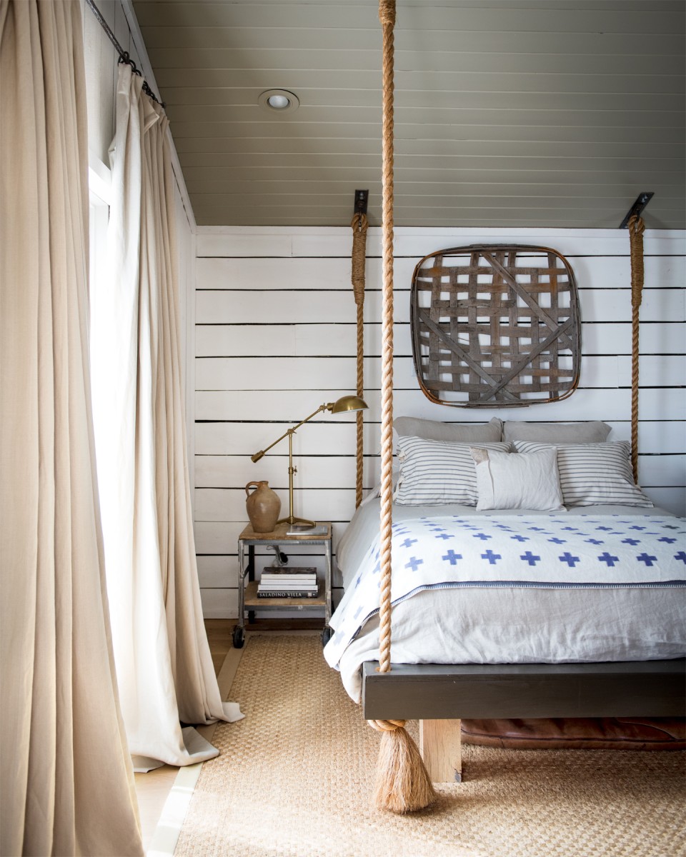 hanging bed in the interior