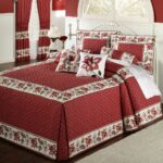 bedspread red