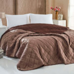 bedspread brown