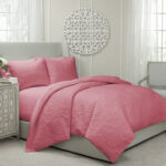 bedspread color pink