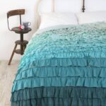 bedspread blue