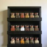 wooden shelf for spice