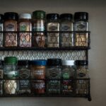 shelf for spices mesh