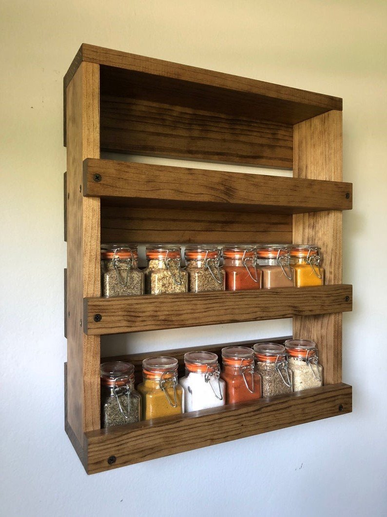 making a shelf for spices