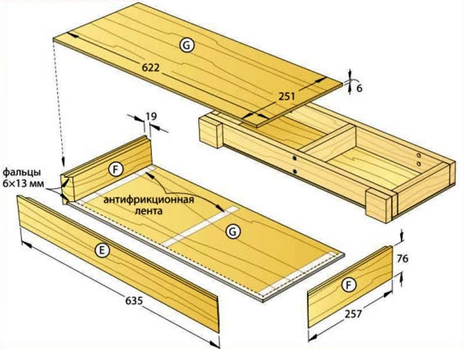 shelf with cache