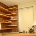 shelf in the bedroom