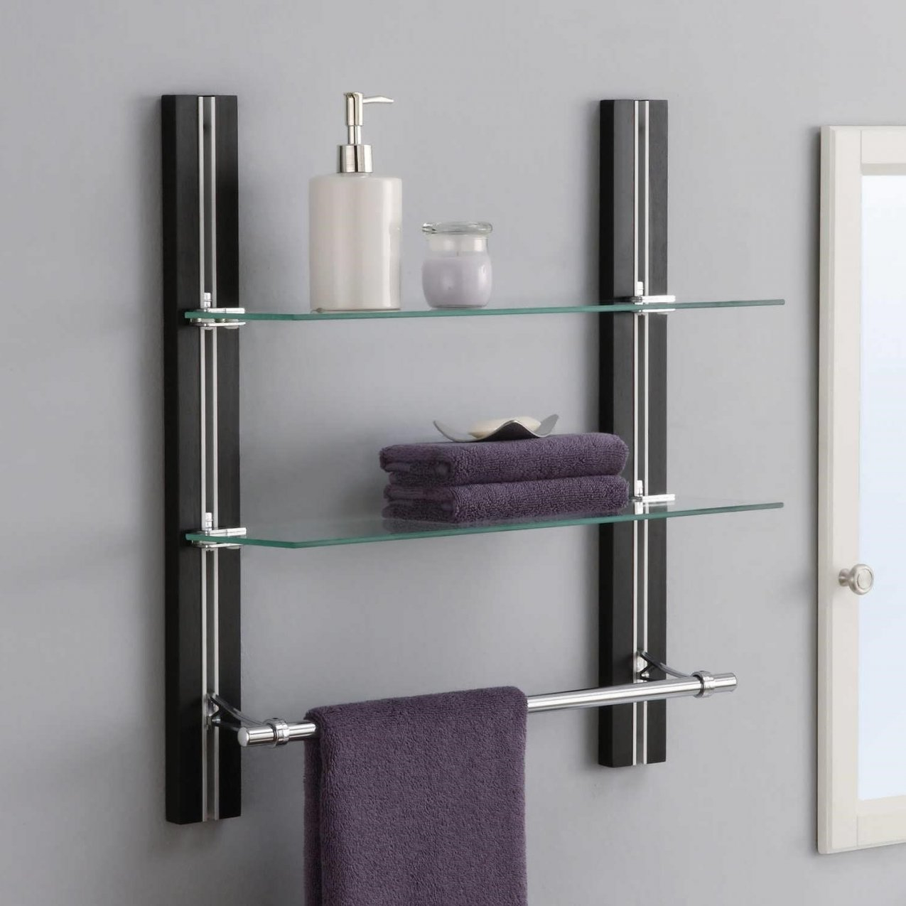 bathroom shelves