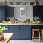 shelves in the kitchen design