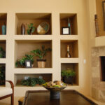 shelves in a niche decor photo