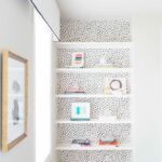 shelves in a niche design ideas