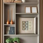 shelves in a niche design ideas