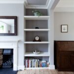 shelves in a niche views