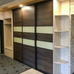 semi-built-in wardrobe in the hallway