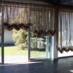 sheer Viennese curtains